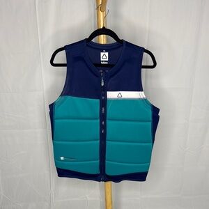 Follow Blue and Teal Impact Vest